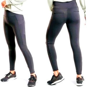 Athleta Black Delancey Moro Tights